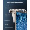 VEVOR Runde Poolfolie, φ 640x120 cm, Vinyl-Folie im Unibead-Stil mit Standardstärke – Bild 4