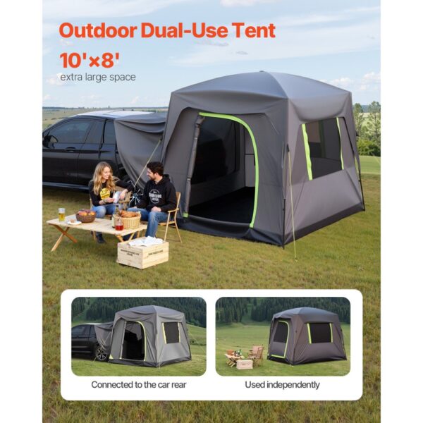 VEVOR SUV-Zelt Camping Auto-Zelt (248 x 308 x 230 cm) wasserdichtes PU2000 geräumiges Doppelschicht-Design – Bild 2