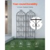 VEVOR Rankhilfe für Kletterpflanzen, 51x180 cm, 2er-Set rostfreies Metallspalier für Gartenblumen – Bild 4