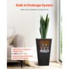 VEVOR Blumentopf, 2er Set, Großer Pflanzentopf 570 mm, Modernes Design – Bild 4