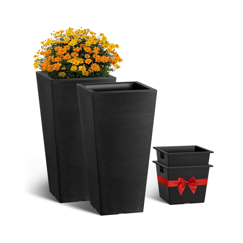 VEVOR Blumentopf, 2er Set, Großer Pflanzentopf 570 mm, Modernes Design