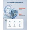VEVOR Umkehrosmosesystem 800 GPD 11-stufiger Umkehrosmose-Wasserfilterersatz, RO-Filterkartusche für 24 Monate – Bild 3