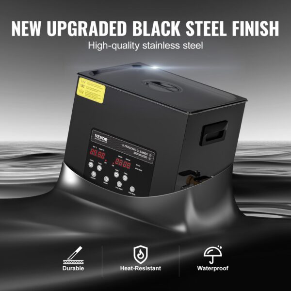 VEVOR 10 L Ultraschallreiniger 240 W digitales Ultraschallreinigungsgerät mit Schonmodus & verbesserter – Bild 5