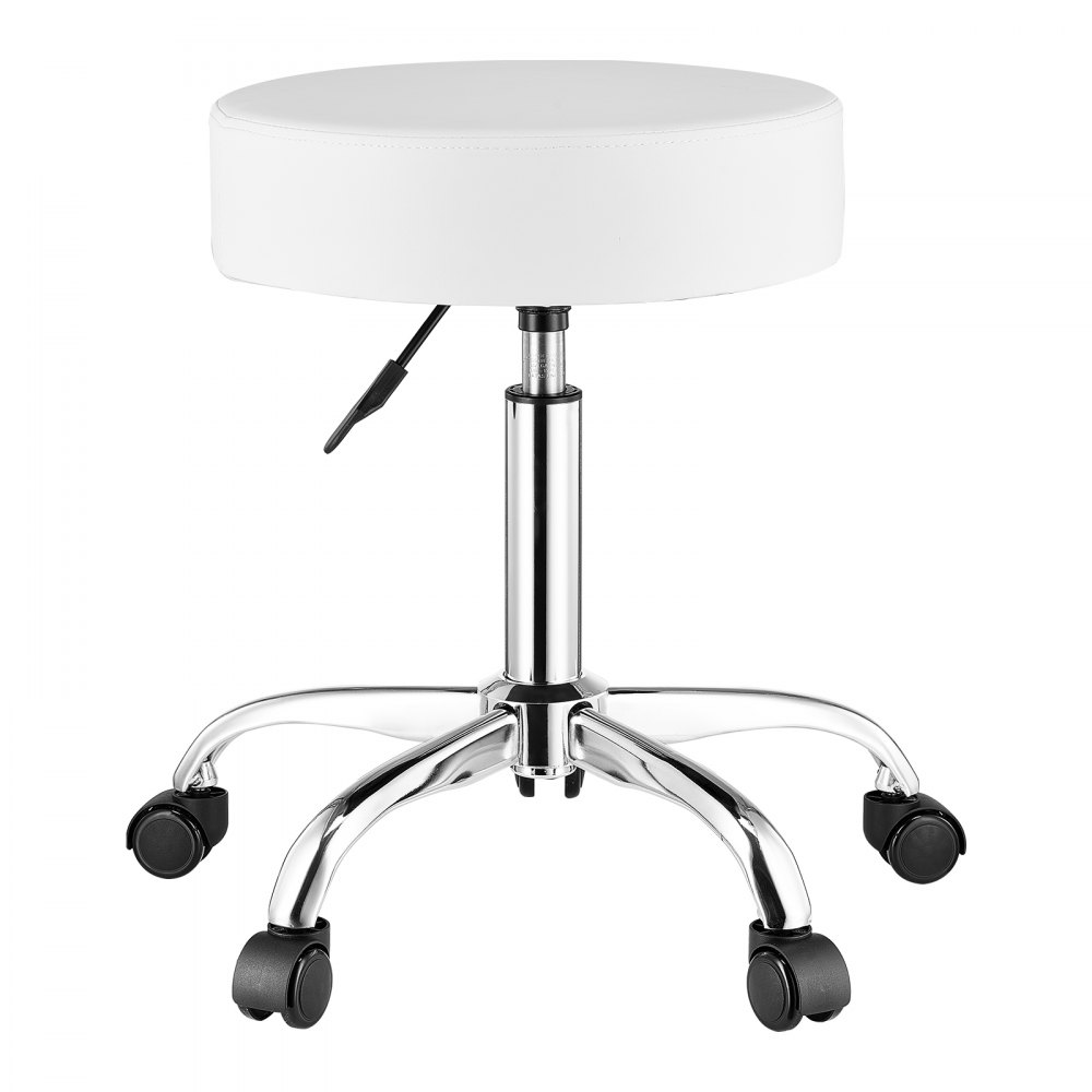 VEVOR runder Sattelhocker Rollhocker 204 kg belastbarer höhenverstellbarer (55-71 cm) Drehhocker Arbeitshocker
