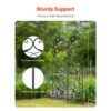 VEVOR Rankhilfe, 38x152 cm, 2er-Set rostfreies Metallspalier für Gartenblumen – Bild 2