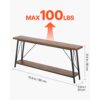 VEVOR schmaler Konsolentisch Eingangstisch (180 cm Länge / 45,3 kg belastbar) – Bild 3