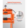 VEVOR hydraulische pneumatische Werkstattpresse 20 t (H-Rahmen) mit Pressplatte & Dreieckstütze – Bild 4 VEVOR hydraulische pneumatische Werkstattpresse 20 t (H-Rahmen) mit Pressplatte & Dreieckstütze – Bild 4