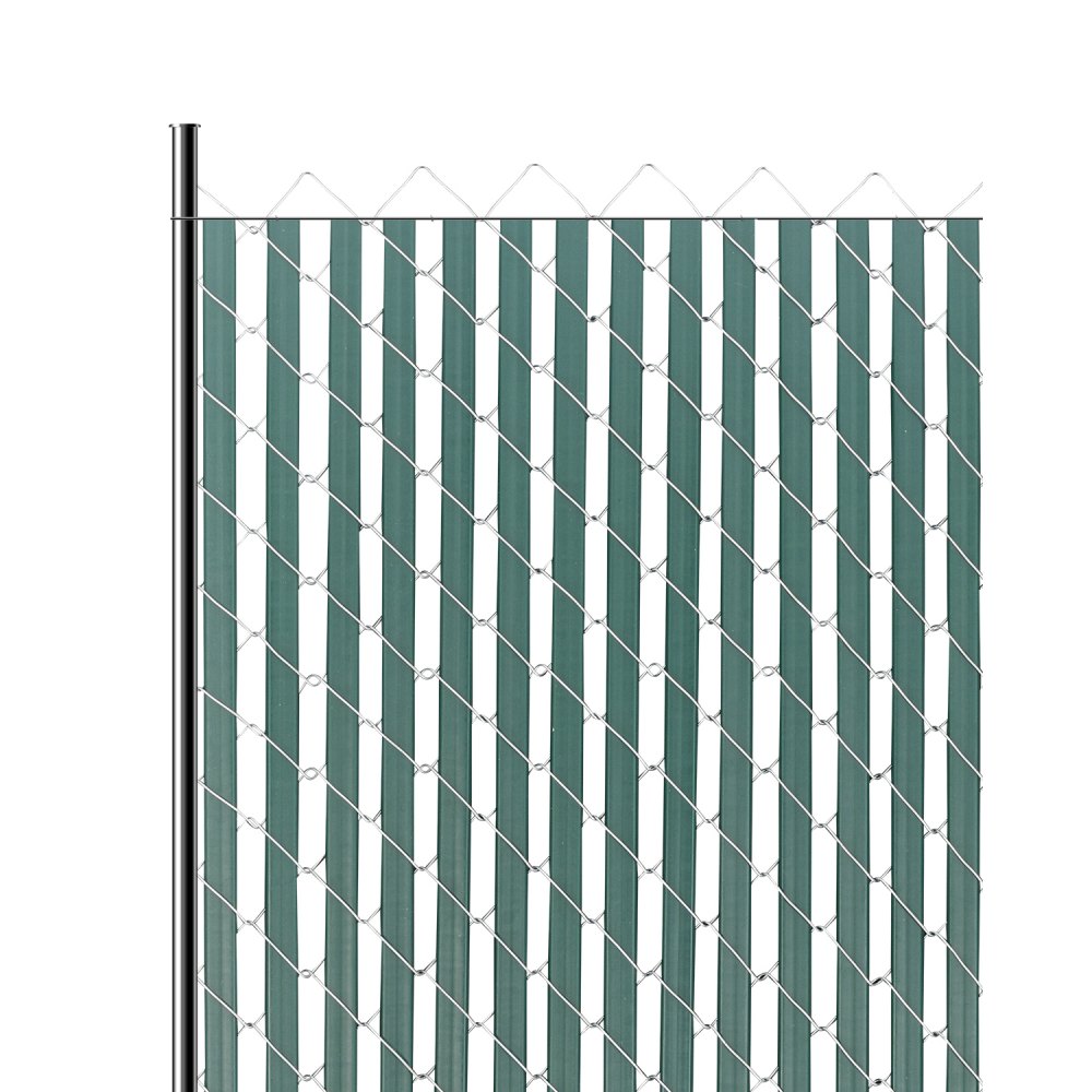 VEVOR Sichtschutzlamellen 1130 mm, hochdichte HDPE-Maschendrahtlamellen, Sportplatz (grün)