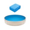 VEVOR Runde Poolfolie, φ350x120 cm, Schwimmbadfolie Unibead-Stil Standard-Vinylfolie