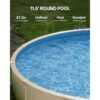 VEVOR Runde Poolfolie, φ350x120 cm, Schwimmbadfolie Unibead-Stil Standard-Vinylfolie – Bild 2