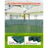 VEVOR Sichtschutzlamellen 1130 mm, HDPE-Maschendrahtlamellen, ideal für Garten und Bauernhof (grün) – Bild 5