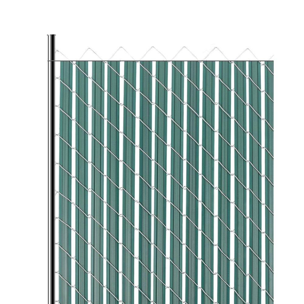 VEVOR Sichtschutzlamellen 1130 mm, HDPE-Maschendrahtlamellen, ideal für Garten und Bauernhof (grün)