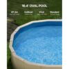 VEVOR Ovale Poolfolie, 500 x 300 x 120 cm, Innenfolie, Folie aus Standard-Vinyl – Bild 2