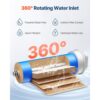 VEVOR Umkehrosmosesystem, 600 GPD 10-stufiger Umkehrosmose-Wasserfilterersatz, reduziert Blei und Chlor – Bild 4