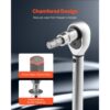VEVOR Sechskant Steckschlüsselsatz 32-teilig, S2-Legierungsstahl & Cr-V-Stahl, Standard SAE & metrisch – Bild 4 VEVOR Sechskant Steckschlüsselsatz 32-teilig, S2-Legierungsstahl & Cr-V-Stahl, Standard SAE & metrisch – Bild 4