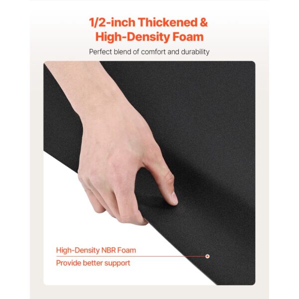 VEVOR Salonmatte für Friseure, 1525x910 mm Friseurmatte, 13 mm dicke PVC- und NBR-Bodenmatte – Bild 3