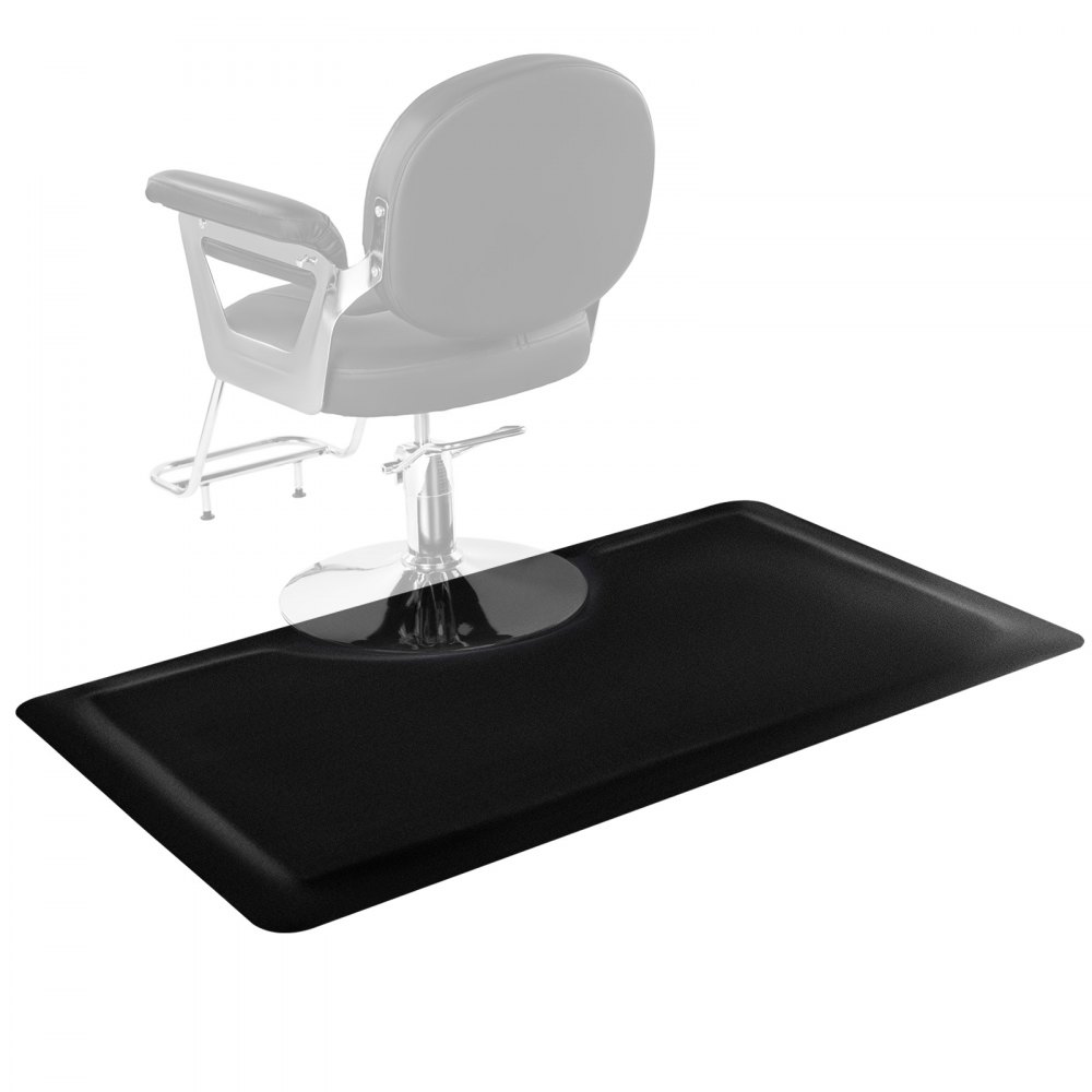 VEVOR Salonmatte für Friseure, 1525x910 mm Friseurmatte, 13 mm dicke PVC- und NBR-Bodenmatte