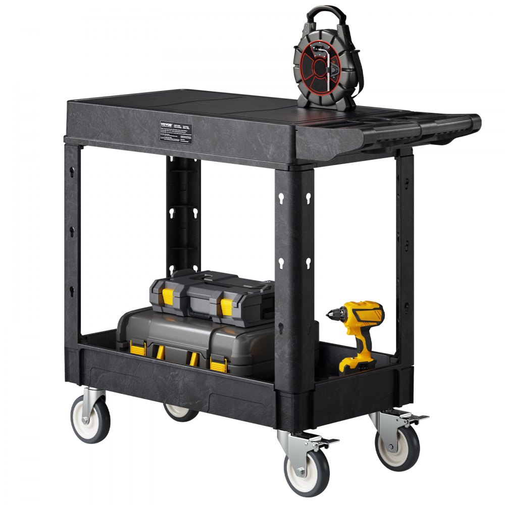 VEVOR Werkzeugwagen, 250 kg Tragkraft, Werkstattwagen, 1015x450x850 mm