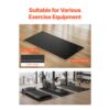 VEVOR Laufbandmatte für Teppichboden Bodenschutzmatte (60 x 130 cm) für Sportgeräte 4 mm dick – Bild 2