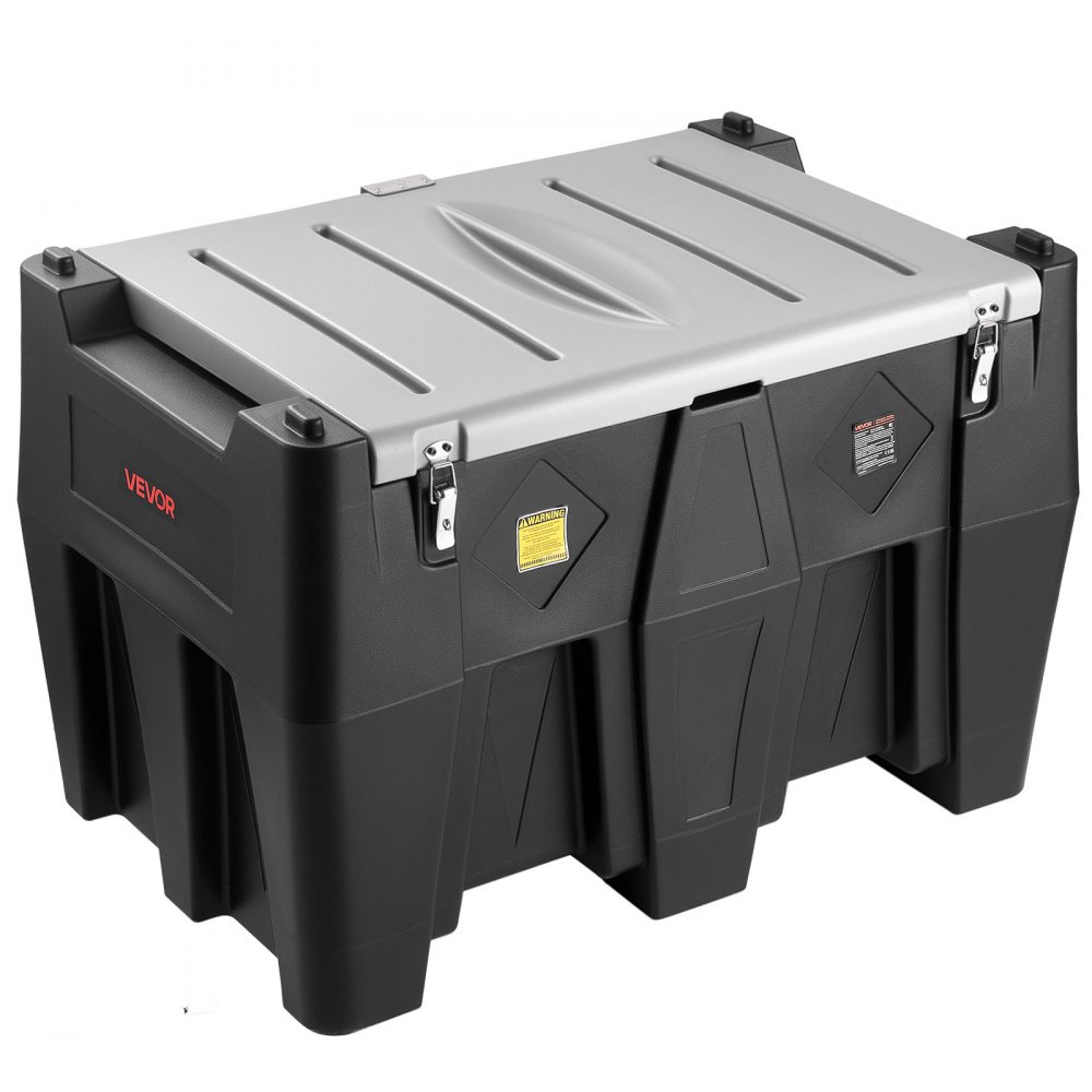 VEVOR Tragbarer Dieseltank, 484,5 L Fassungsvermögen & 45 L/min Durchflussrate, Schwarz