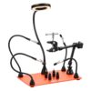 VEVOR Löthilfe Dritte Hand, Magnetische Lötstation, mit 3-facher LED-Vergrößerungslampe