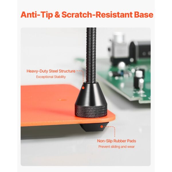 VEVOR Löthilfe Dritte Hand, Lötwerkzeug mit 4 flexiblen Armen, 4 PCB-Säulenhaltern & Basis – Bild 5 VEVOR Löthilfe Dritte Hand, Lötwerkzeug mit 4 flexiblen Armen, 4 PCB-Säulenhaltern & Basis – Bild 5