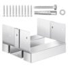 VEVOR Pfostenträger, 10 Stk., Innenmaß 139,5x141,5 mm für 139,7x139,7/139,7x152,4 mm