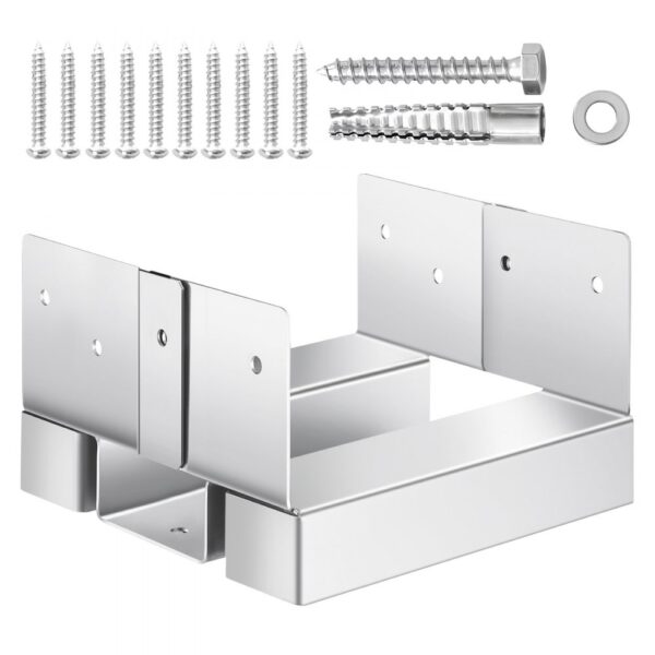 VEVOR Pfostenträger, 10 Stk., Innenmaß 139,5x141,5 mm für 139,7x139,7/139,7x152,4 mm