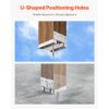 VEVOR Pfostenträger, 10 Stk., Innenmaß 139,5x141,5 mm für 139,7x139,7/139,7x152,4 mm – Bild 4
