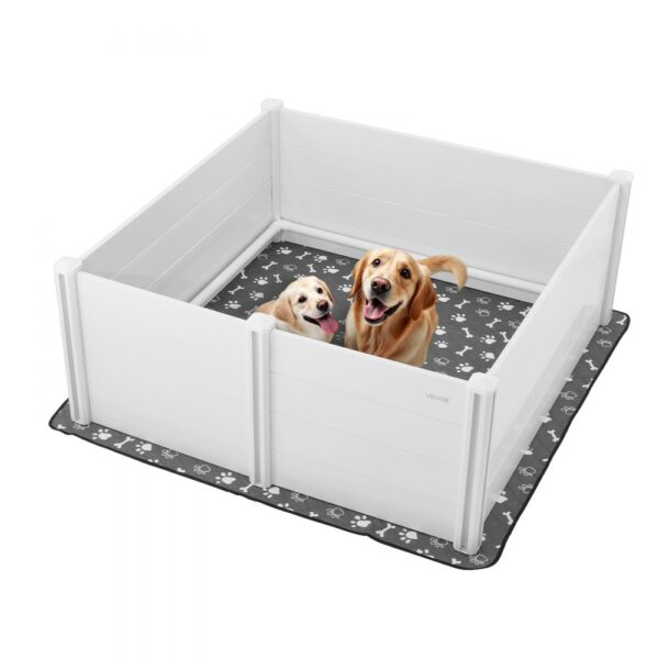 VEVOR Wurfkiste für Hunde, 1520x1520x610 mm, Welpenkiste für extra große Hunde