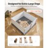 VEVOR Wurfkiste für Hunde, 1520x1520x610 mm, Welpenkiste für extra große Hunde – Bild 2
