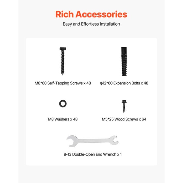 VEVOR Pfostenträger, 8 Stk., Pfostenträger Innenmaß 92x92 mm für 88,9x88,9 mm Pfosten – Bild 5