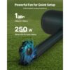 VEVOR aufblasbare Filmleinwand Projektion Beamer Leinwand aus 600D, 16:9 – Bild 3
