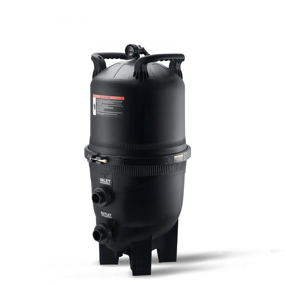 VEVOR Kartuschen-Poolfilter, 30 m² Filterfläche, Einbau-Poolfilter, aufblasbare Pools