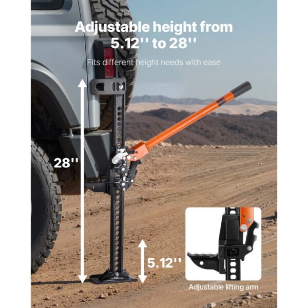 VEVOR Farm Wagenheber Offroad High Lift Farm Jack (3,18 t belastbar) Offroad-Nutzwagenheber – Bild 3