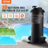 VEVOR Kartuschen-Poolfilter 380 x 380 x 710 mm Einbau-Poolfilter – Bild 2