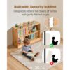 VEVOR Kinderregal Bücherregal (90 cm lang), Spielzeugschrank 2-stufig, Aufbewahrungsschrank für Spielzeug – Bild 5