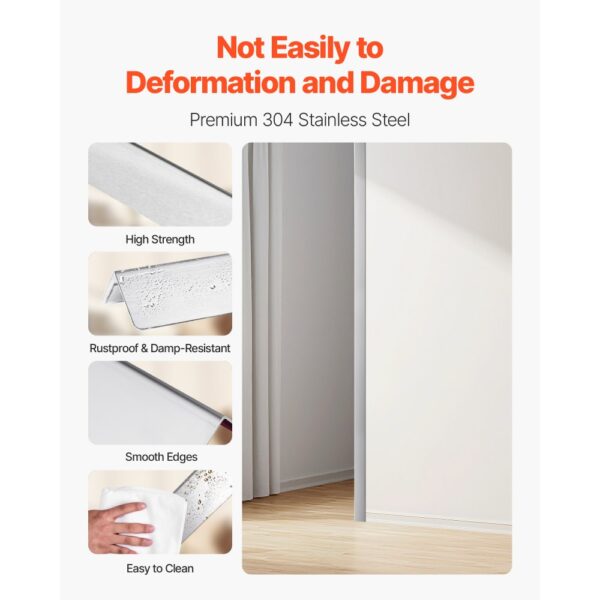 VEVOR Kantenschutz für Wand, 38 x 38 x 2436 mm, 10er-Pack Winkelprofil – Bild 3