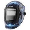 VEVOR Automatik Schweißhelm, 93x43 mm True Color, 2 Lichtbogensensoren