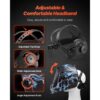 VEVOR Automatik Schweißhelm, 93x43 mm True Color, 2 Lichtbogensensoren – Bild 5