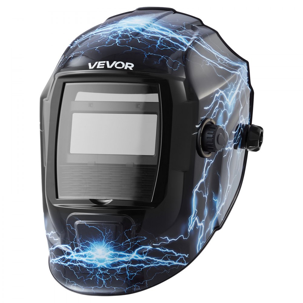 VEVOR Automatik Schweißhelm, 93x43 mm True Color, 2 Lichtbogensensoren