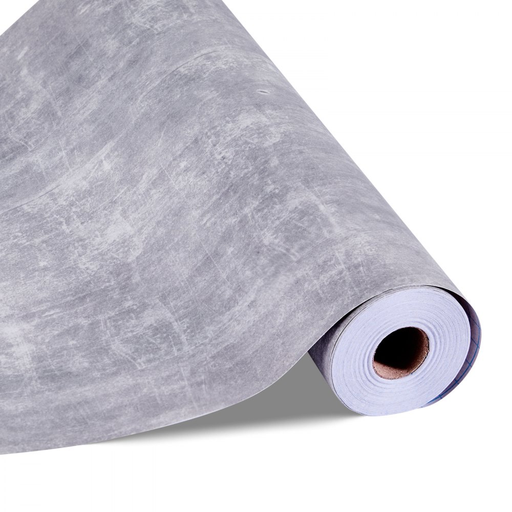 VEVOR Tapete selbstklebend, 45 cm x 15 m, Klebefolie in Industrie-Stil