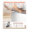 VEVOR Lift Top Couchtisch 120 cm, rustikaler Kaffeetisch mit Scheunentor & verstecktem Staufach – Bild 4
