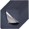 VEVOR Teppichfliesen 609,6 x 609,6 x 5 mm, 15er-Pack, selbstklebender Teppichboden mit Fläche von 5,5 m²