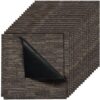 VEVOR Teppichfliesen 609,6 x 609,6 x 6 mm, 24er-Pack, modularer Teppichboden mit Fläche von 9 m²