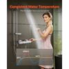 VEVOR Duscharmatur mit Thermostat Duschthermostat mit 38 °C Sicherheitsschloss – Bild 2