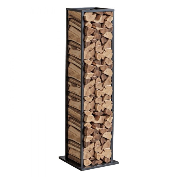 VEVOR Kaminholzregal, 330 x 320 x 1120 mm, Brennholzregal für den Innenbereich, 45,4 kg Tragkraft