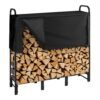 VEVOR Metall Kaminholzregal, 122x32x118 cm Brennholzregal, max. Tragkraft 181 kg VEVOR Metall Kaminholzregal, 122x32x118 cm Brennholzregal, max. Tragkraft 181 kg