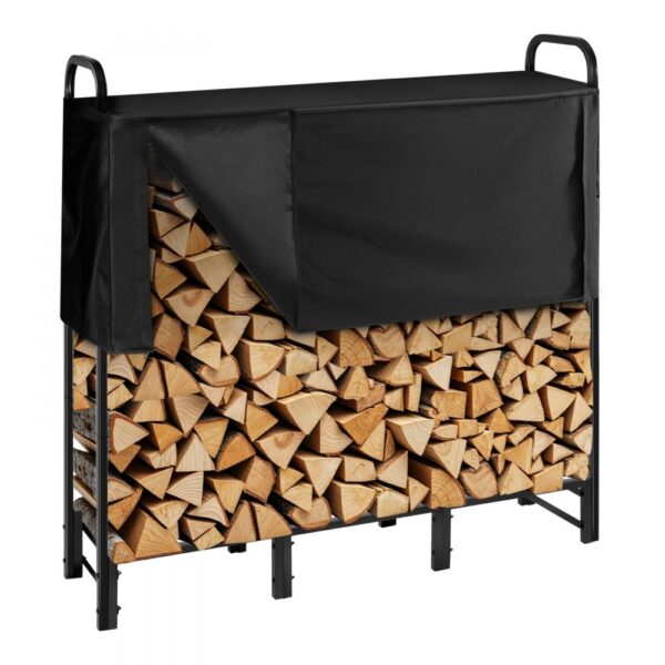 VEVOR Metall Kaminholzregal, 122x32x118 cm Brennholzregal, max. Tragkraft 181 kg VEVOR Metall Kaminholzregal, 122x32x118 cm Brennholzregal, max. Tragkraft 181 kg