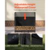 VEVOR Metall Kaminholzregal, 122x32x118 cm Brennholzregal, max. Tragkraft 181 kg – Bild 4 VEVOR Metall Kaminholzregal, 122x32x118 cm Brennholzregal, max. Tragkraft 181 kg – Bild 4